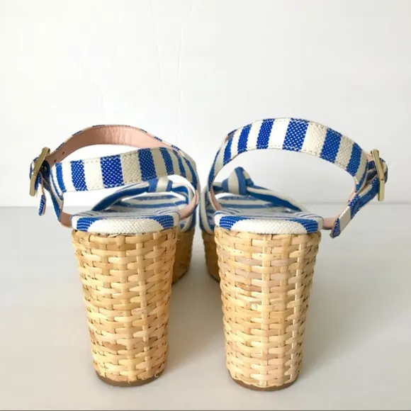 🆕 kate spade new york® Tilly Stripe Wedge Sandal