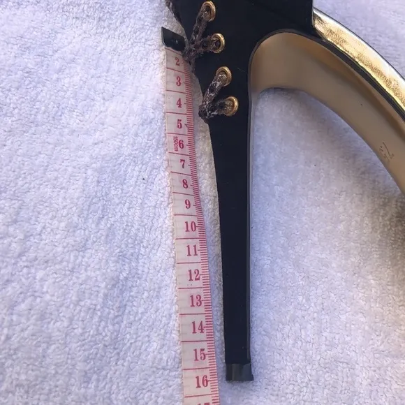 - LUICHINY snake skin heels 6 inches hight heels
