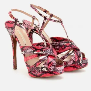 🌷🌷 Nicholas Kirkwood Snakeskin Platform Sandals ❤️❤️