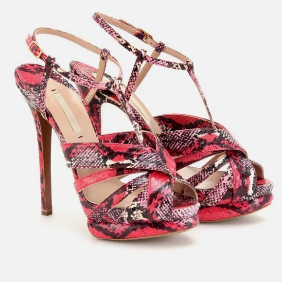 🌷🌷 Nicholas Kirkwood Snakeskin Platform Sandals ❤️❤️