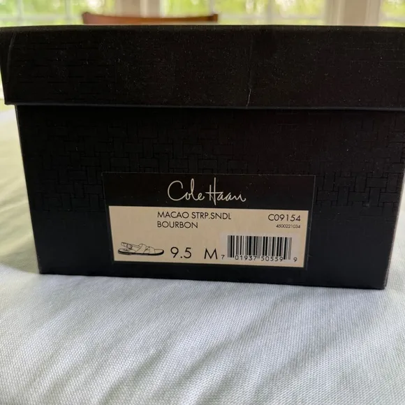 🥿 NWT Cole Haan Macao Strap Sandal – Men’s 9.5M – Bourbon 🥿