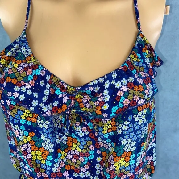 ❤️ Parker Rainbow Multicolor Silk Mini Dress Size XS