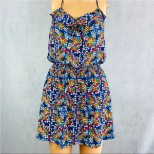 ❤️ Parker Rainbow Multicolor Silk Mini Dress Size XS