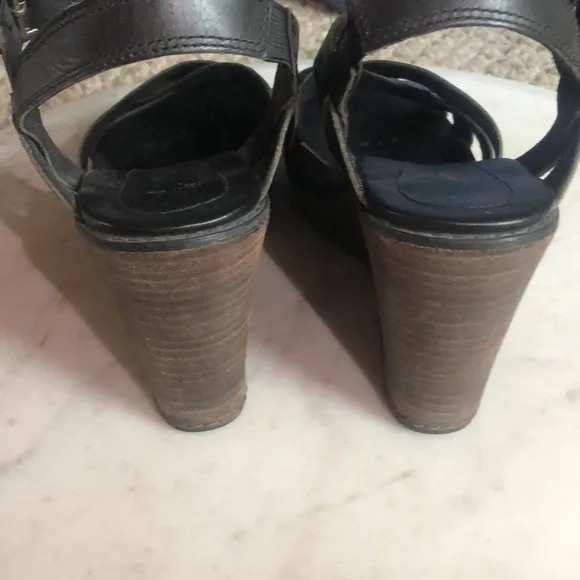😎 Timberland leather wedge sandals