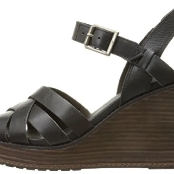 😎 Timberland leather wedge sandals