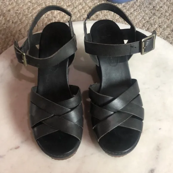 😎 Timberland leather wedge sandals