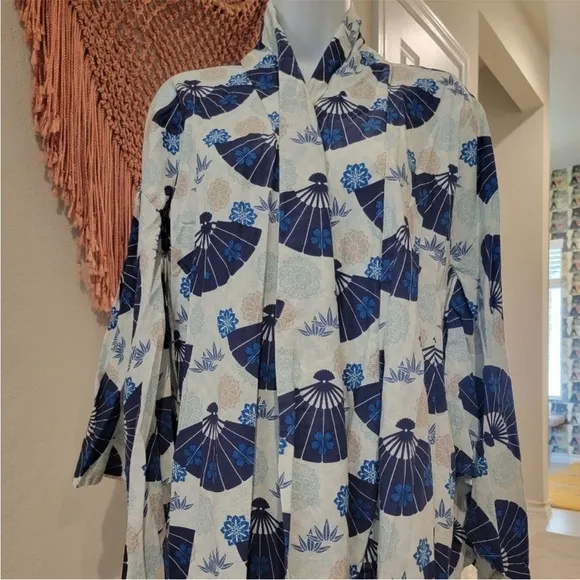 🪭 Vintage Kimono Robe handmade estimated medium