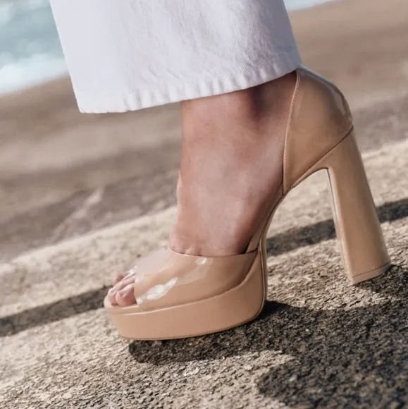 🆕️ Zara Patent Platform Sandals