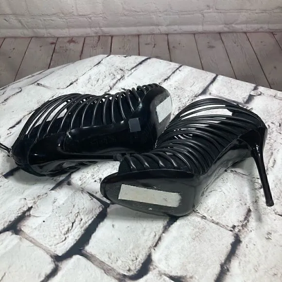 10 L.A.M.B. By Gwen Stefani Leather &amp; suede Gladiator sandals New