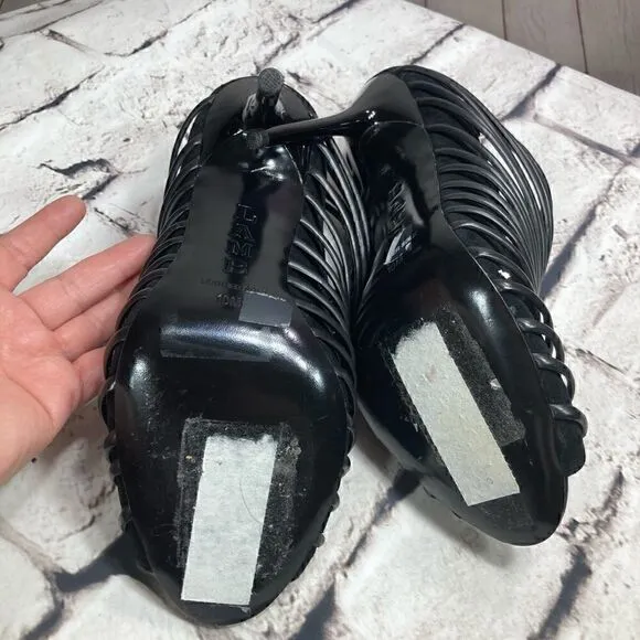 10 L.A.M.B. By Gwen Stefani Leather &amp; suede Gladiator sandals New