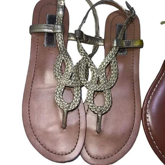 6 Pair Sandals Size 7. BCBG, Vince Camuto, JCrew, Sole Diva, Vera, Steve Madden.