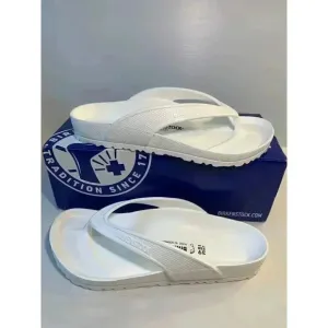 .810 Birkenstock White, Regular Fit, Sandals-EU-39 US-8 Womens