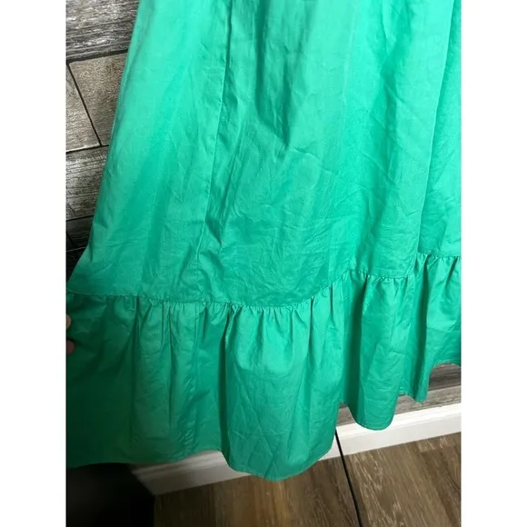 Adelyn Rae Soshani Poplin Tie Back Midi Dress Large NWT