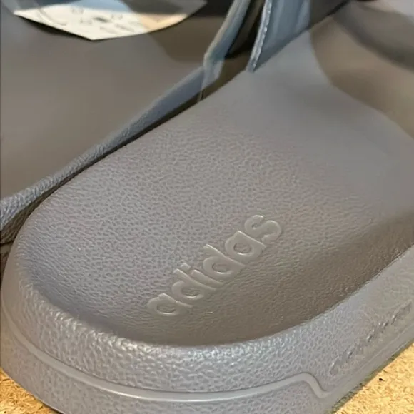 Adidas Adilette Shower Slides Sandals Shoes grey Pool B42212 new Mens Size 13