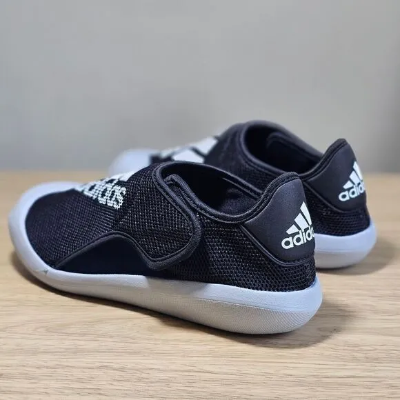 Adidas Altaventure Sport Swim Sandals Water Shoes Oreo Black Grey White 2Y New