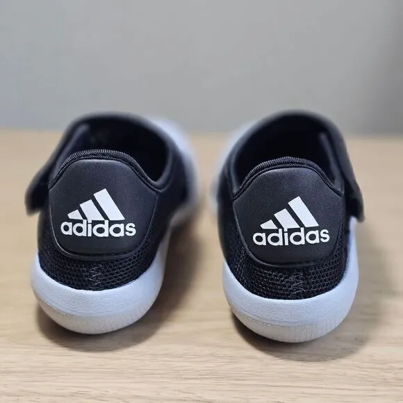 Adidas Altaventure Sport Swim Sandals Water Shoes Oreo Black Grey White 2Y New