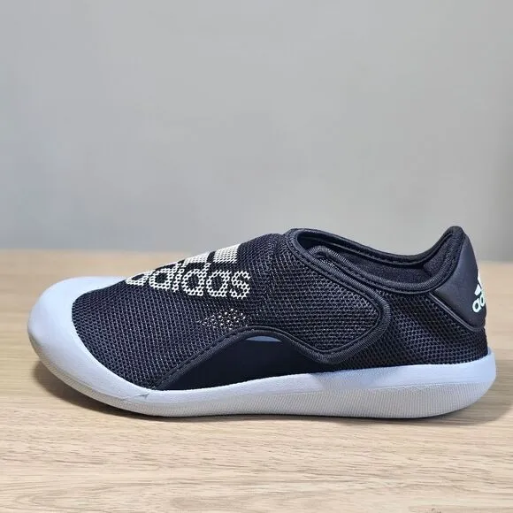 Adidas Altaventure Sport Swim Sandals Water Shoes Oreo Black Grey White 2Y New