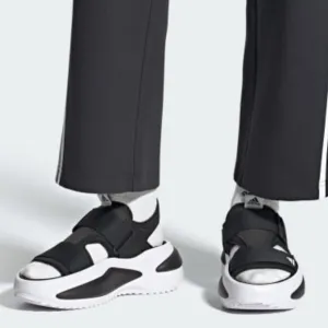 Adidas Mehana Platform Sandals Black &amp; White Women’s Size 11 NEW