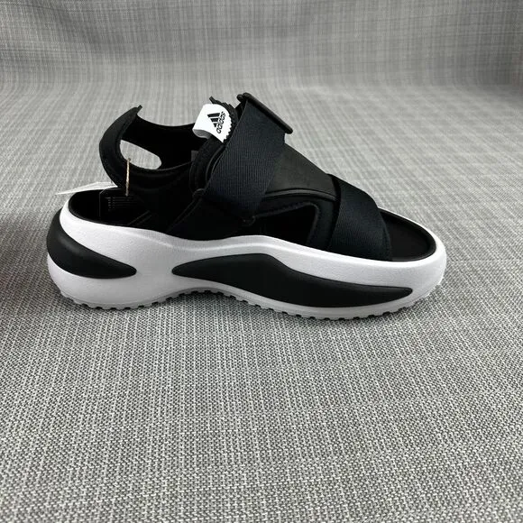 Adidas Sport Sandals Womens size 9 Mehana Platform Black White Lightweight New
