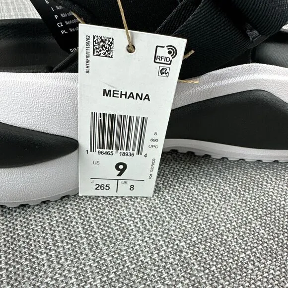 Adidas Sport Sandals Womens size 9 Mehana Platform Black White Lightweight New