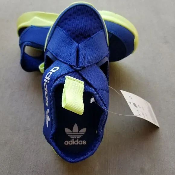 ADIDAS 360 Little Boys Sandals Blue/Neon Size 12.5