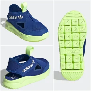 ADIDAS 360 Little Boys Sandals Blue/Neon Size 12.5