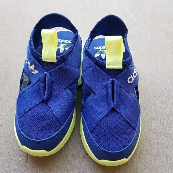 ADIDAS 360 Little Boys Sandals Blue/Neon Size 12.5