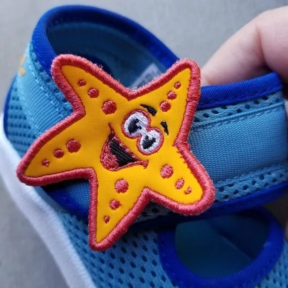 ADIDAS Superstar 360 Primeblue Starfish Toddler Girl Sandal Blue Size 8.5