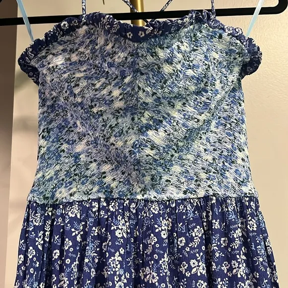 Aemi   Co NWT Ditsy Floral Ruffled Hem Maxi Cami Dress - M