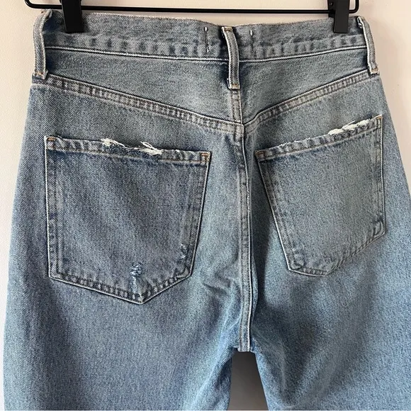 Agolde Riley Straight Crop Jean Escalate Size 26