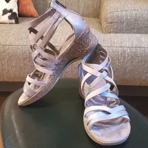 Ahnu Trolley Strapoy Wedge Sandals, Size W7, Excellent Cond!