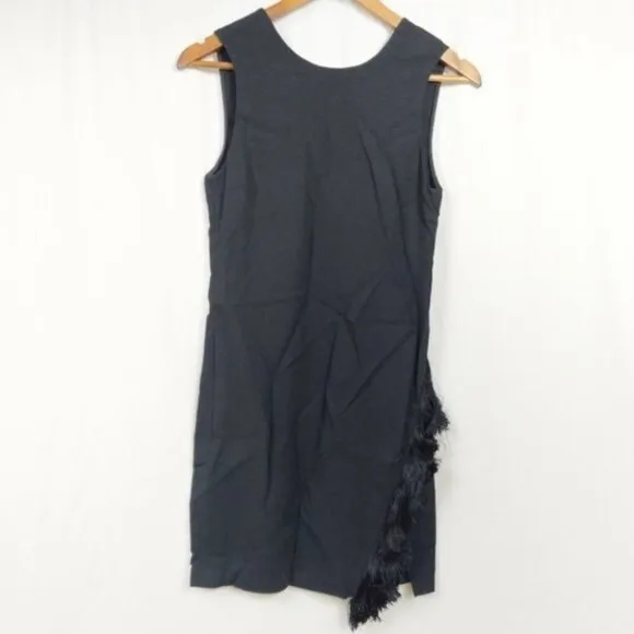 A.L.C. Lottman Fringe Viscose Blend Dress 2