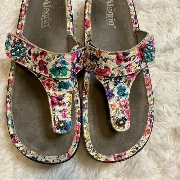 Alegria Carina Perennial Crackle Sandals