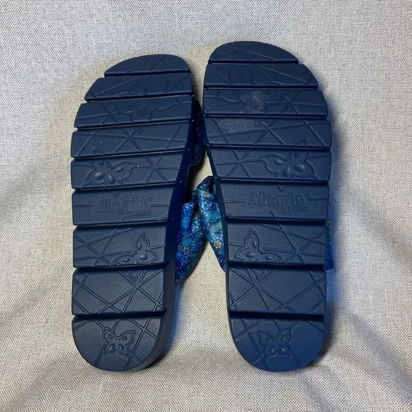 Alegria Dream Fit Slide Sandals - Sage. Size 42. US-11,5