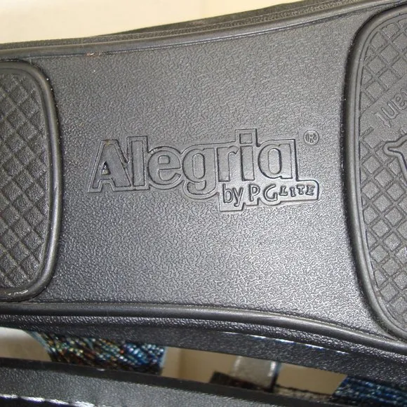 Alegria Iridescent Kleo Glimmer Glam Gladiator Sandals Size 38 (7.5)