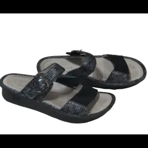 Alegria Keara Rainbow Casual Slip On Slide Platform Sandals Kea-292 39 9-9.5
