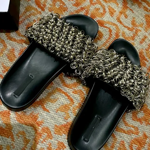 Alexander Wang Black Suki Ring Sandal