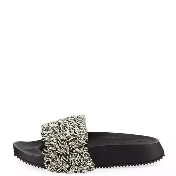 Alexander Wang Black Suki Ring Sandal