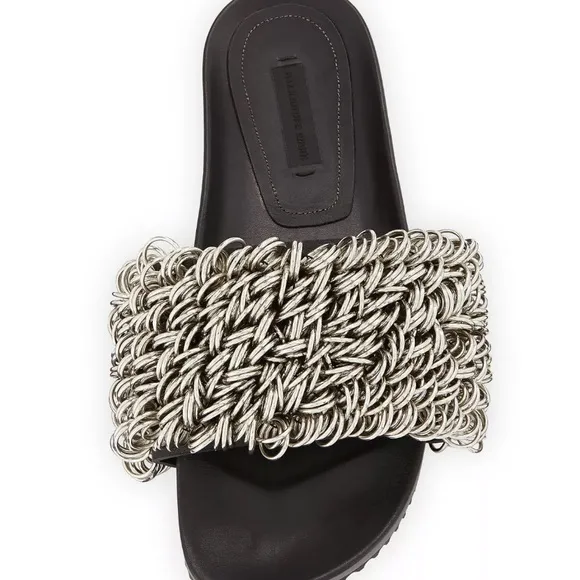 Alexander Wang Black Suki Ring Sandal