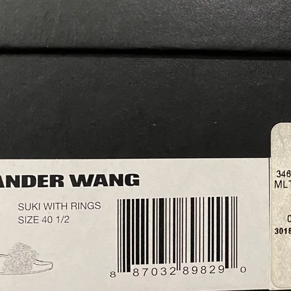Alexander Wang Black Suki Ring Sandal