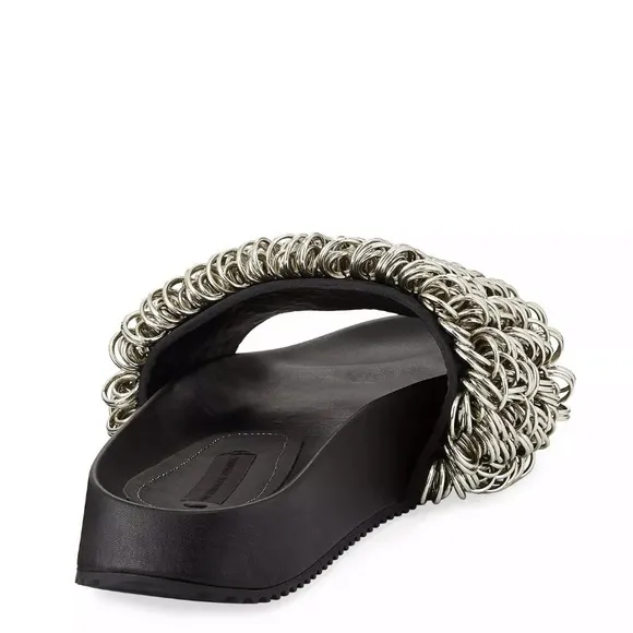 Alexander Wang Black Suki Ring Sandal