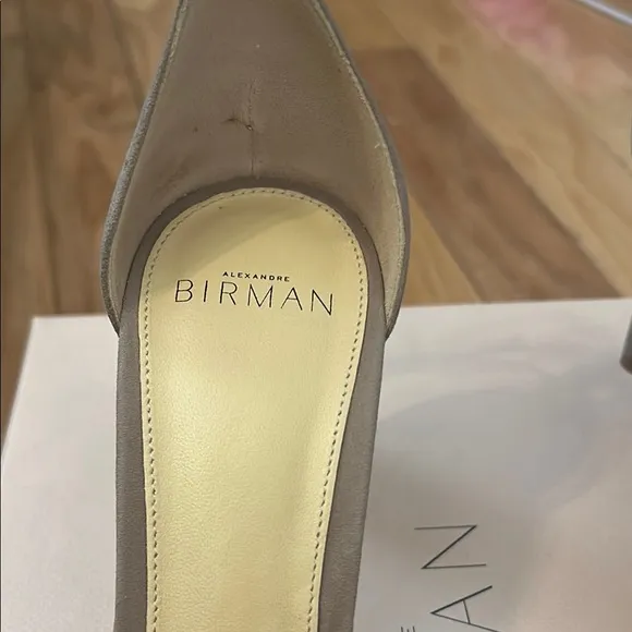 Alexandre Birman Tan Heels with Elegant Bow