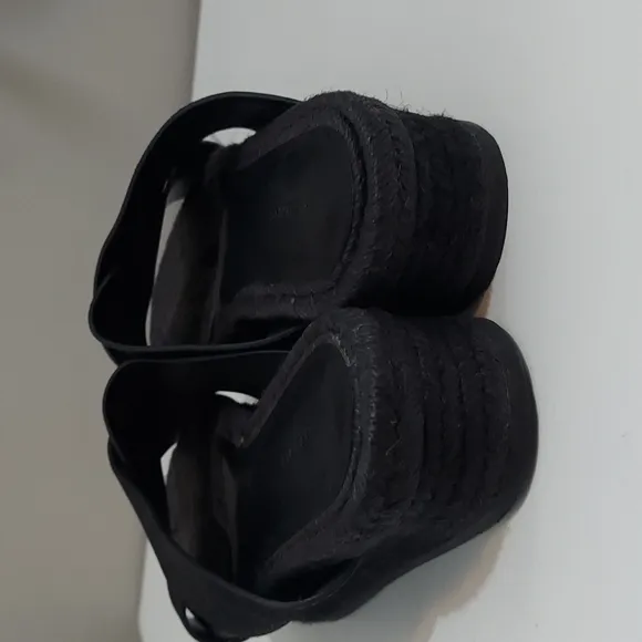 All Saints Harlem Platform Sandals Black Size 37