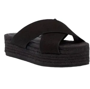 All Saints Harlem Platform Sandals Black Size 37