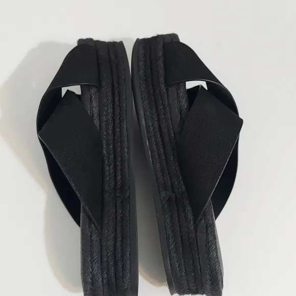 All Saints Harlem Platform Sandals Black Size 37