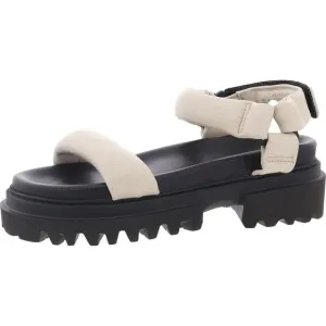 All Saints Womens Helium Ivory Adjustable Leather Sport Sandals New