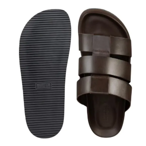 Allen Edmonds Mens Davis Sandals US 9 EU 43 Dark Brown Leather Fisherman NIB