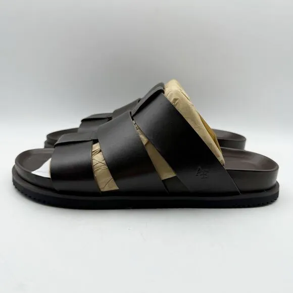 Allen Edmonds Mens Davis Sandals US 9 EU 43 Dark Brown Leather Fisherman NIB