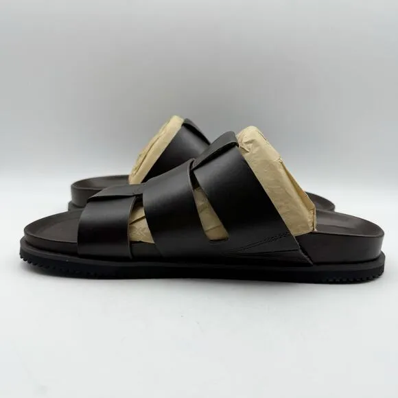 Allen Edmonds Mens Davis Sandals US 9 EU 43 Dark Brown Leather Fisherman NIB