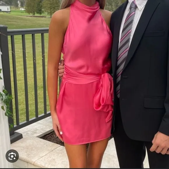 Amanda Uprichard Sandrine silk Dress - L